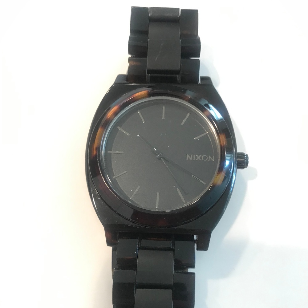 Nixon Time Teller (Tortoise Acetate)